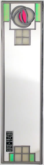 Rose & Squares - Green